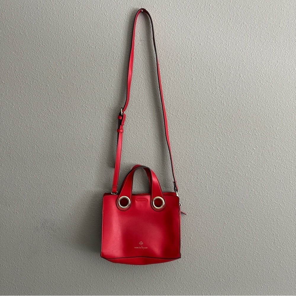 Nanette Lepore Red Crossbody Mini Tote